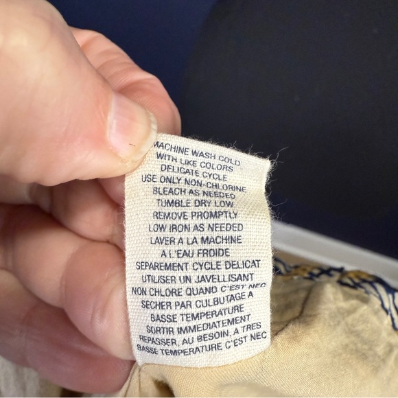 Anthropologie Maeve Boho Shibori Tie Dye Strapless Dress, Blue & Tan, Size 8 - Picture 13 of 15